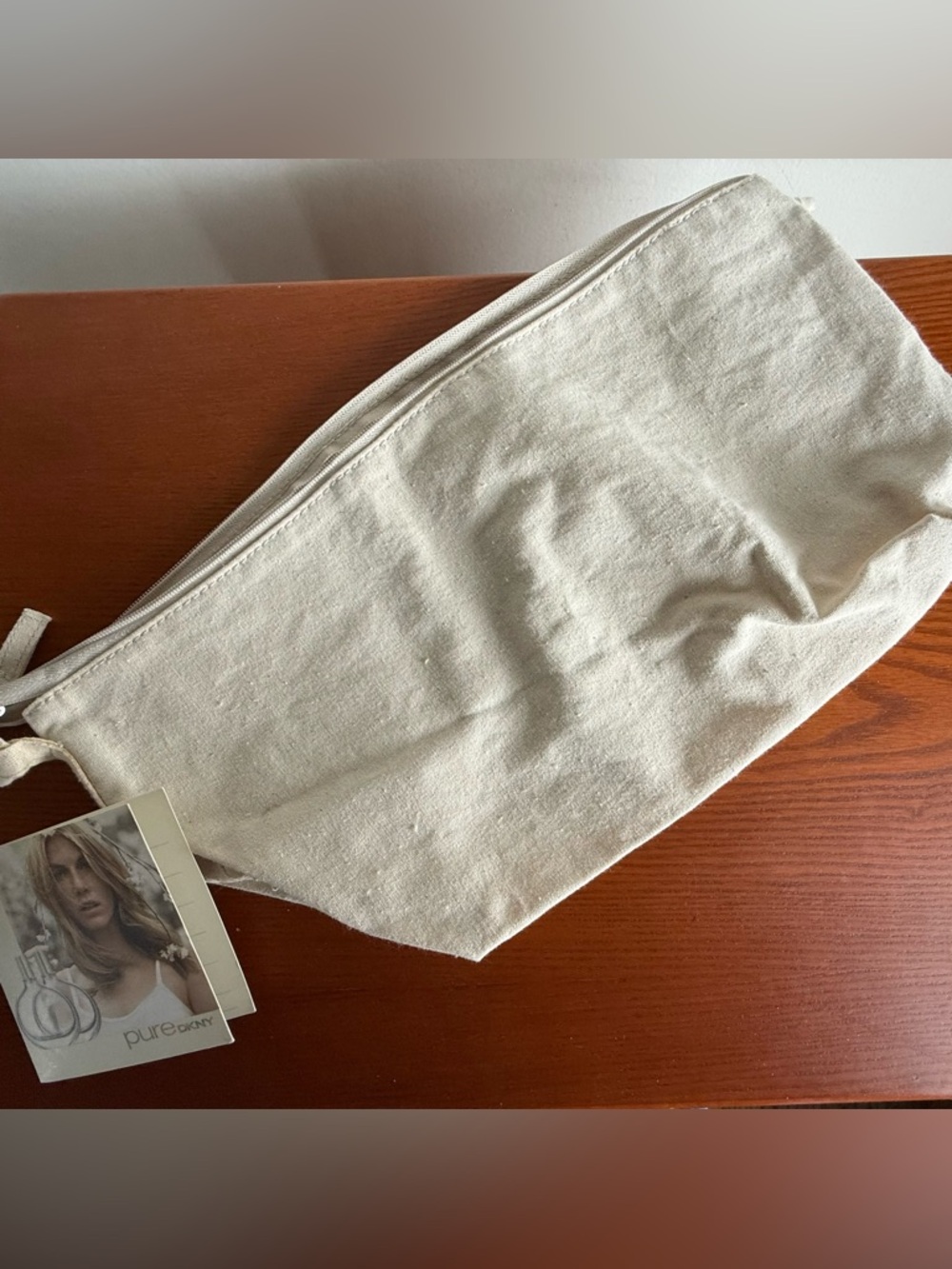 NWT DKYN CANVAS POUCH